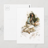 Harrison Fisher Song Hiawatha Red Indian Squaw 1 Briefkaart (Voorkant / Achterkant)