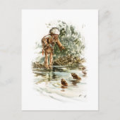 Harrison Fisher Song van Hiawatha Red Indian Otter Briefkaart (Voorkant)