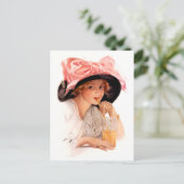 Harrison Fisher Verfrissing Briefkaart (Staand voorkant)