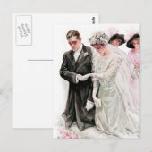 Harrison Fisher vertelt het huwelijk Briefkaart (Voorkant / Achterkant)