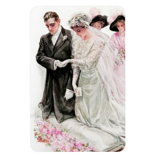 Harrison Fisher vertelt het huwelijk Magneet (Verticaal)