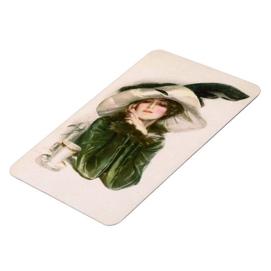 Harrison Fisher's "Contentment" Magnet Magneet (Linkerzijde)