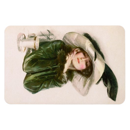 Harrison Fisher's "Contentment" Magnet Magneet (Horizontaal)