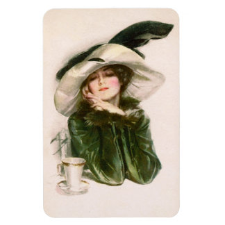 Harrison Fisher's "Contentment" Magnet Magneet