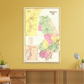 Harrison, Rye-steden Canvas Afdruk (Insitu (Woonkamer))