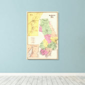 Harrison, Rye-steden Canvas Afdruk (Insitu (Houten vloer))