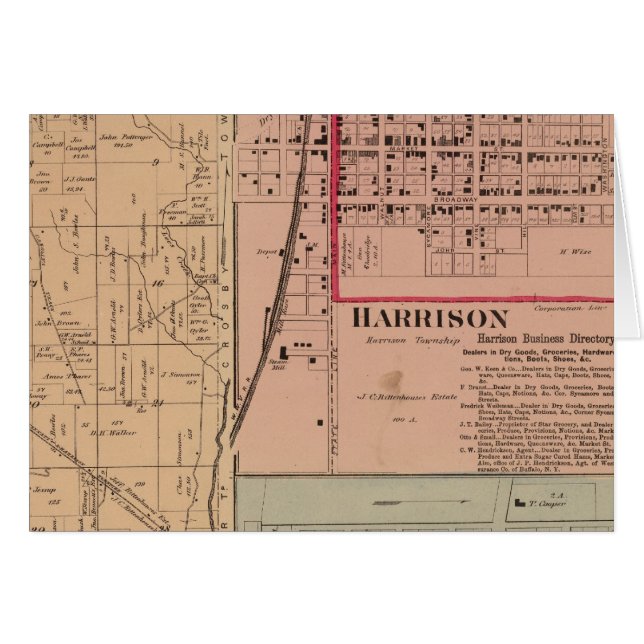 Harrison Township, Ohio (Voorkant Horizontaal)