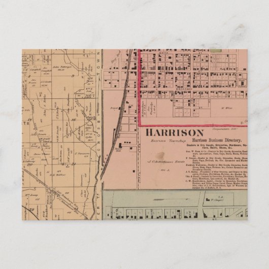 Harrison Township, Ohio Briefkaart (Voorkant)