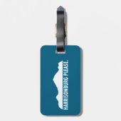 Harrisonburg Virginia Alsjeblieft Bagagelabel (Achterkant verticaal)