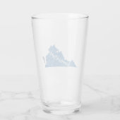 Harrisonburg Virginia Wood Grain Glas (Achterkant)