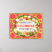 Harrison's Columbiaanse parfumerie 1854 Canvas Afdruk (Voorkant)