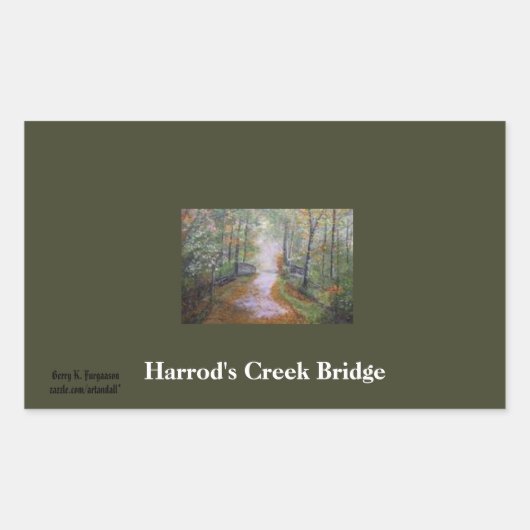 HARROD'S CREEK BRIDGE STICKER (Voorkant)
