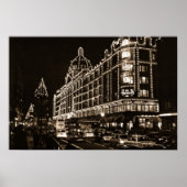 HARROD'S IN CHRISTMAS - LONDEN POSTER (Voorkant)