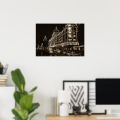 HARROD'S IN CHRISTMAS - LONDEN POSTER (Thuiskantoor)