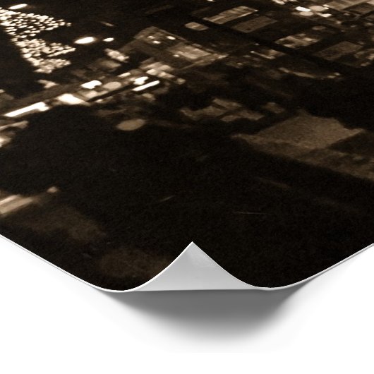 HARROD'S IN CHRISTMAS - LONDEN POSTER (Hoek)