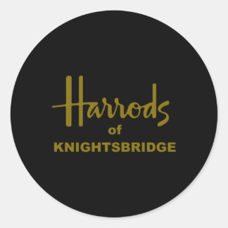 Harrods Knightsbridge London Tourist Novelty Ronde Sticker