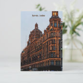 Harrods, Londen Kaart (Staand voorkant)