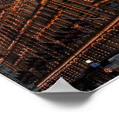 Harrods, London Night Lights Poster (Hoek)