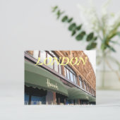 Harrods London UK briefkaart (Staand voorkant)