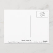 Harrods London UK briefkaart (Achterkant)