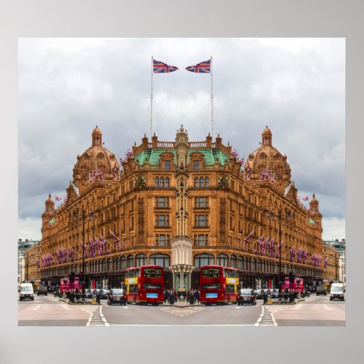 Harrods of Knightsbridge hdr Poster (Voorkant)