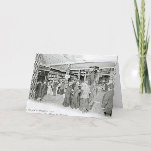 Harrods Provision Department, c.1901 Kaart (Voorkant)