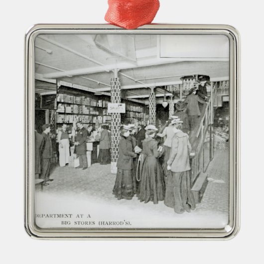 Harrods Provision Department, c.1901 Metalen Ornament (Voorkant)