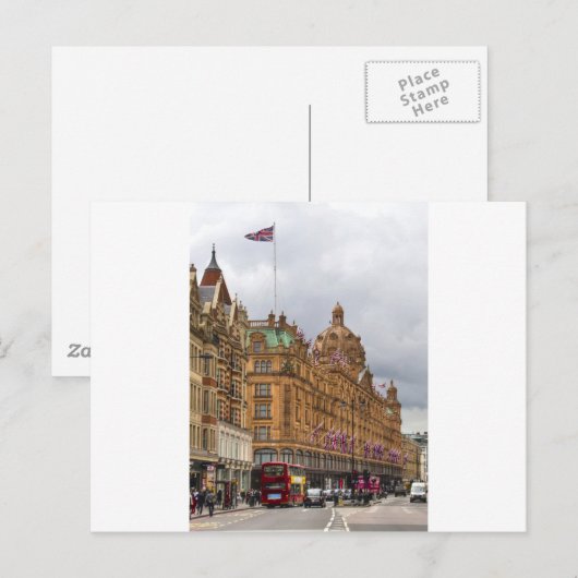 Harrods van Knightsbridge Briefkaart (Voorkant / Achterkant)