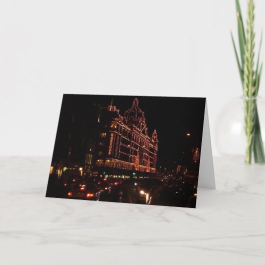 Harrods voor de Feestdagen Kaart (Voorkant)