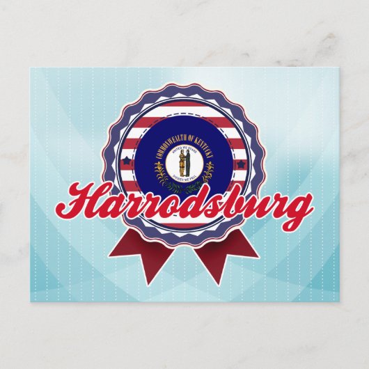 Harrodsburg, KY Briefkaart (Voorkant)