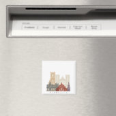 Harrogate skyline poster magneet (Insitu (Vaatwasser))