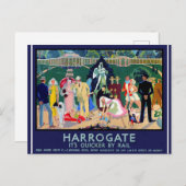 Harrogate Travel Poster Briefkaart (Voorkant / Achterkant)