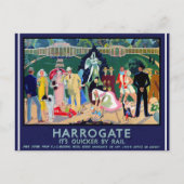 Harrogate Travel Poster Briefkaart (Voorkant)