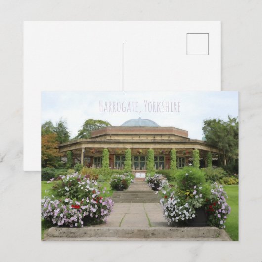 Harrogate, Valley Gardens in Yorkshire Briefkaart (Voorkant / Achterkant)