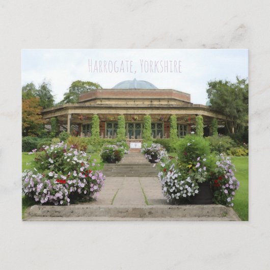 Harrogate, Valley Gardens in Yorkshire Briefkaart (Voorkant)