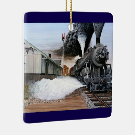 Harrow, ON Depot by Tom Rock Keramisch Ornament (Rechts)