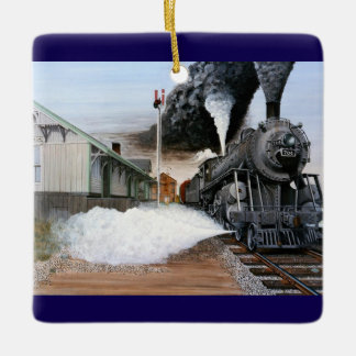 Harrow, ON Depot by Tom Rock Keramisch Ornament