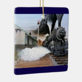 Harrow, ON Depot door Tom Rock Keramisch Ornament (Rechts)
