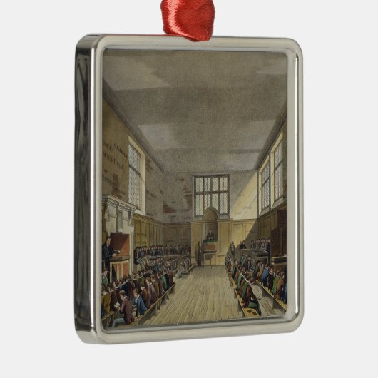 Harrow School Room uit 'Geschiedenis van Harrow Sc Metalen Ornament (Rechts)