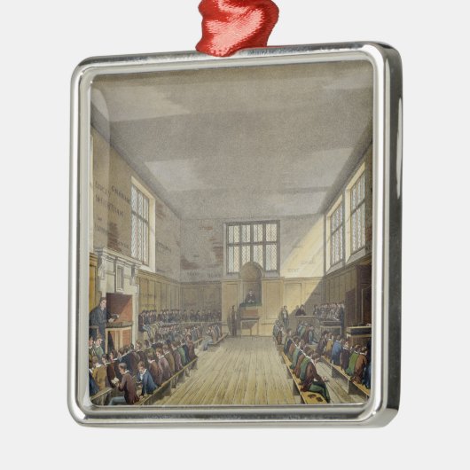 Harrow School Room uit 'Geschiedenis van Harrow Sc Metalen Ornament (Links)