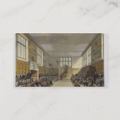 Harrow School Room uit 'Geschiedenis van Harrow Sc Visitekaartje (Achterkant)