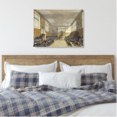Harrow School Room uit 'History of Harrow School' Canvas Afdruk (Insitu (Slaapkamer))