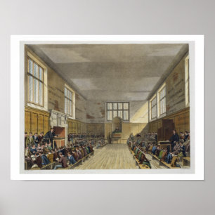 Harrow School Room uit 'History of Harrow School' Poster