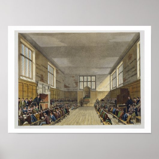 Harrow School Room uit 'History of Harrow School' Poster (Voorkant)