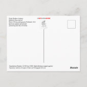 Harry Atwood-piloot in het vliegtuig van Wright Br Briefkaart (Achterkant)