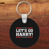 Harry B Funny Harris W Let's Go Harry 2024 Kamala Sleutelhanger (Voorkant)
