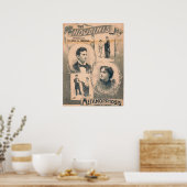 Harry & Bessie HOUDINI VAUDEVILLE Poster (Keuken)