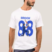 Harry Brook Engelse cricketspeler T-shirt (Voorkant)