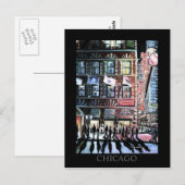 Harry Caray Chicago Art Randsom Art Briefkaart (Voorkant / Achterkant)