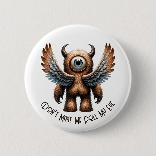 Harry – De Grote Ogen Waarnemer Ronde Button 5,7 Cm (Voorkant)